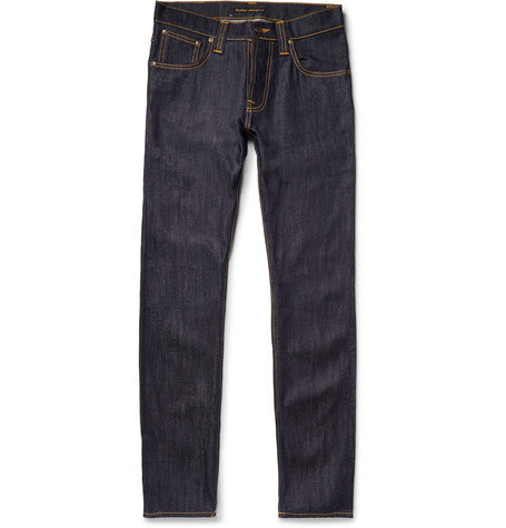 average joe straight fit organic dry denim jeans