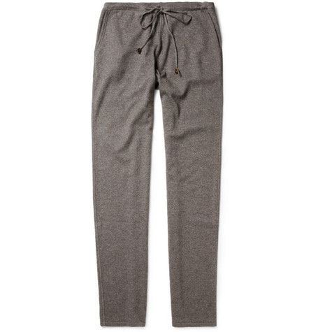 cashmere and silk blend tracksuit pants