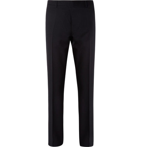 london navy wool suit trousers