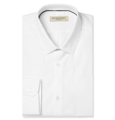 london white slim fit cotton shirt