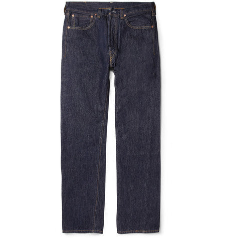 1947 501 regular fit rinsed selvedge denim jeans