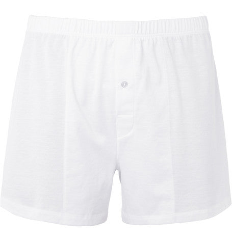 mercerised cotton boxer shorts