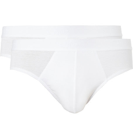 two pack cotton blend briefs