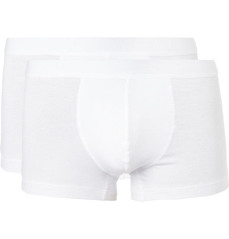 two pack cotton blend boxer briefs