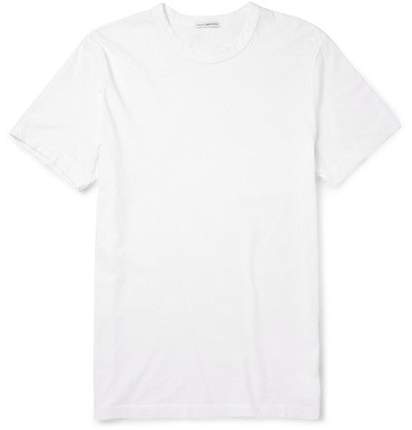 crew neck cotton jersey t shirt