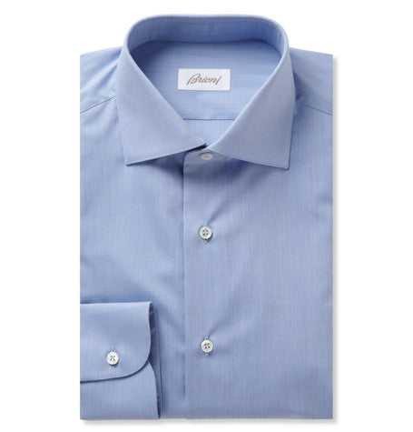 blue cotton shirt