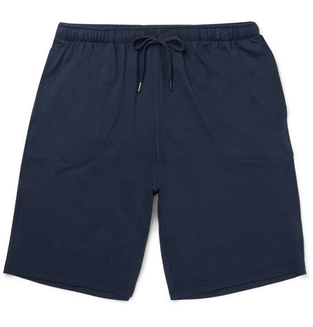 stretch micro modal jersey lounge shorts