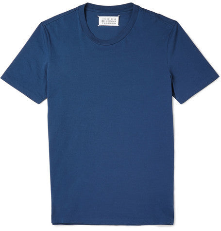 cotton jersey crew neck t shirt