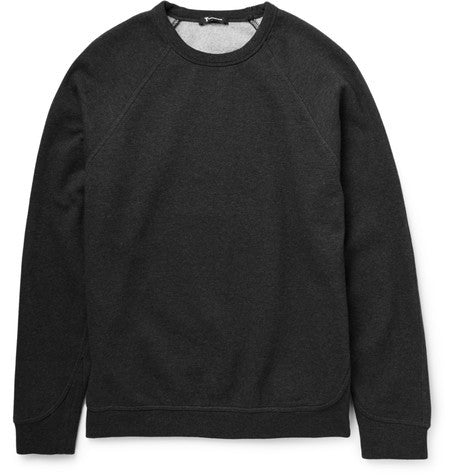 t by alexander wang fleece backed cotton jersey sweatshirt