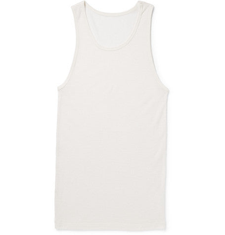 cashmere and silk blend knitted tank top