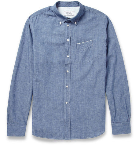 japanese chambray cotton shirt