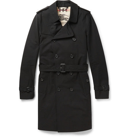 london sandringham long cotton gabardine trench coat