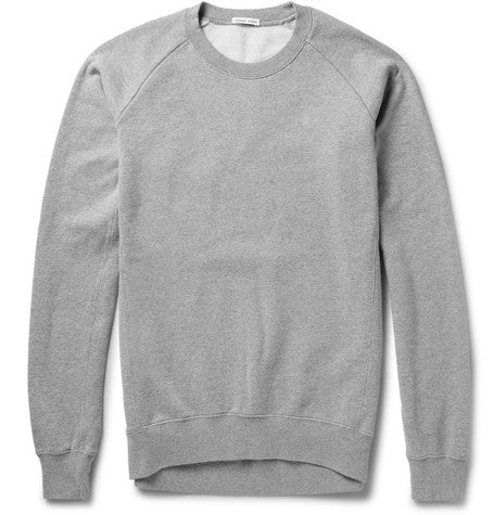 fleece backed cotton jersey sweatshirt