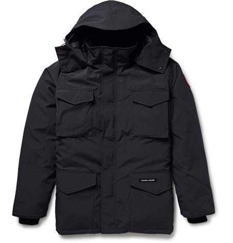 constable shell down parka