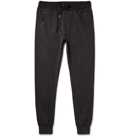 brit tapered loopback cotton jersey sweatpants