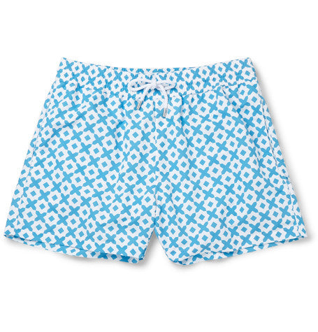 paraty slim fit short length printed swim shorts