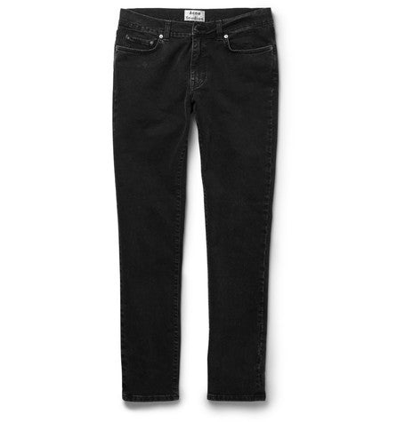 thin slim fit denim jeans