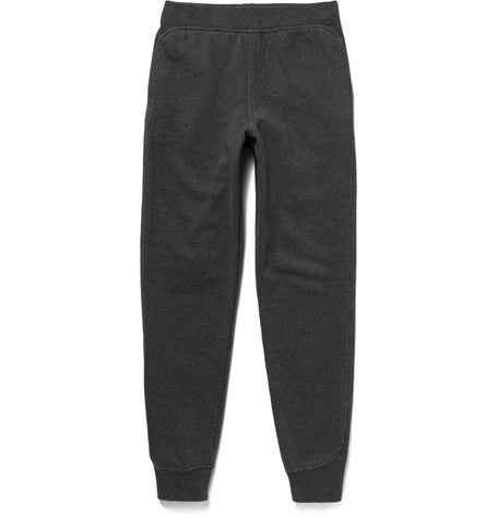 t by alexander wang fleece back cotton blend jersey sweatpants