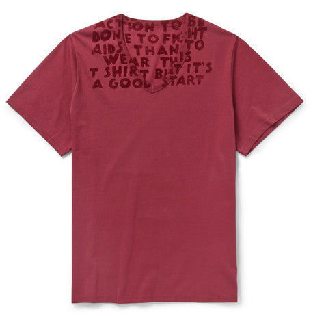 aids awareness cotton jersey t shirt