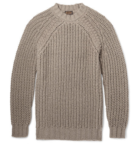 alpaca  silk and merino wool blend sweater