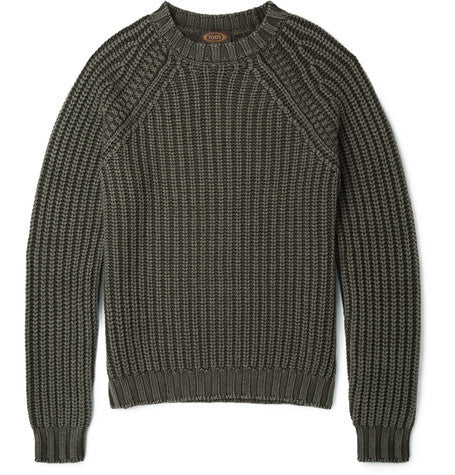 frosted merino wool sweater