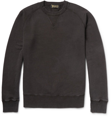 1950s crew neck cotton sweatshirt