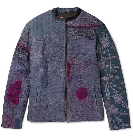 patchwork bomber jacket