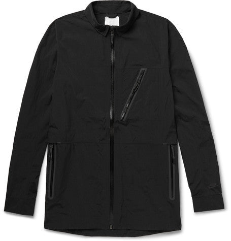 nikelab water repellent coated shell shirt jacket