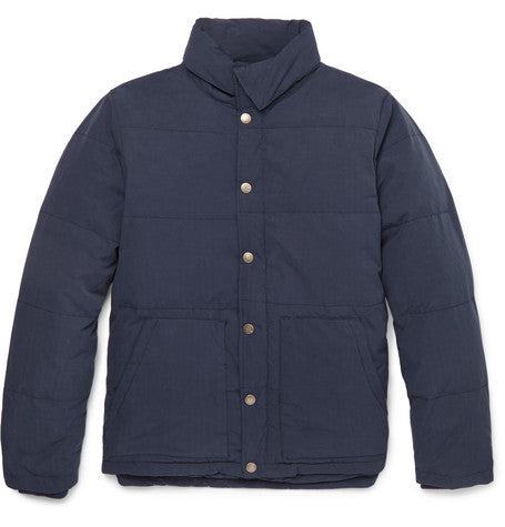 tyson quilted twill down jacket