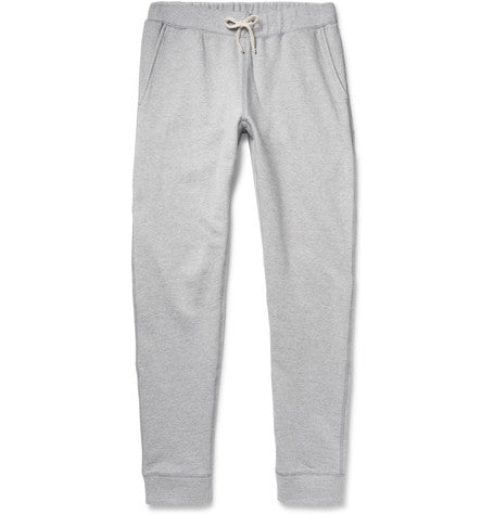 ken knitted loopback cotton sweatpants