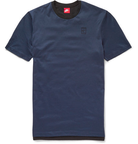 court two tone cotton t shirt
