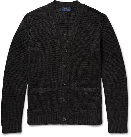 knitted linen cardigan