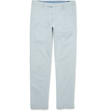 hudson slim fit stretch cotton twill chinos