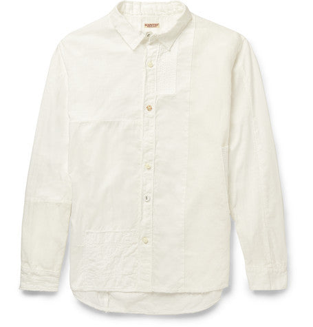 katmandu slim fit cotton and linen blend shirt