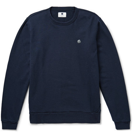 luke loopback cotton jersey sweatshirt