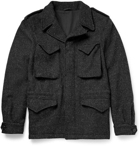 harris wool tweed field jacket