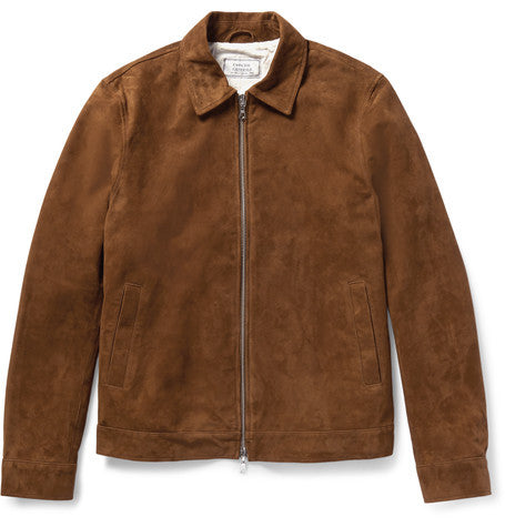 water repellent suede jacket