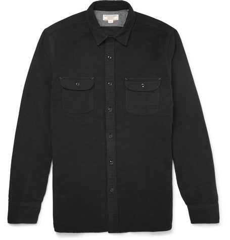 wallace   barnes brushed cotton overshirt
