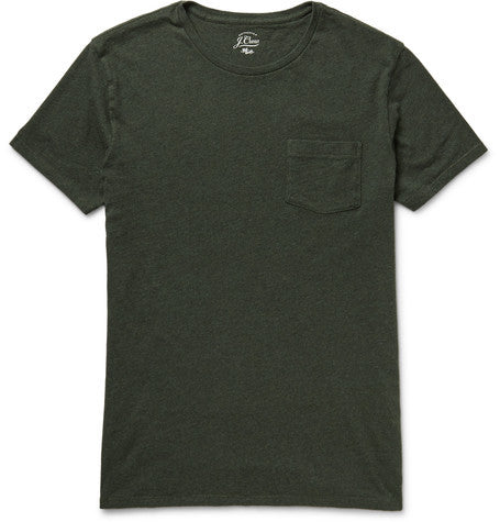 flagstone melange slub cotton jersey t shirt