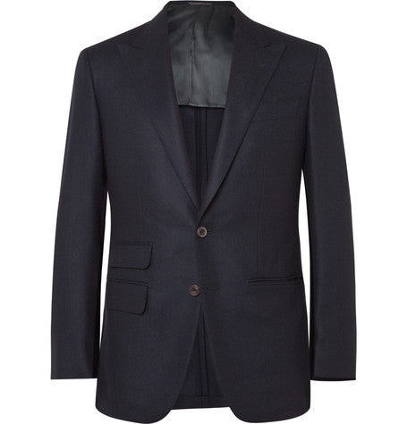 navy curzon slim fit wool twill blazer