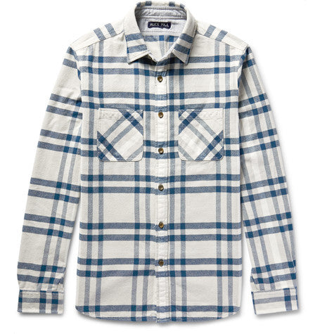 chore checked cotton flannel shirt
