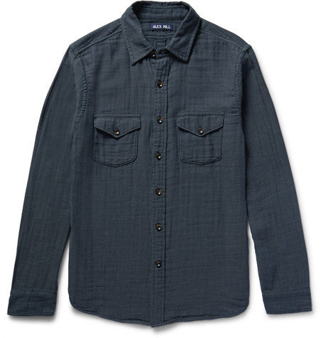juniper semi cutaway cotton shirt