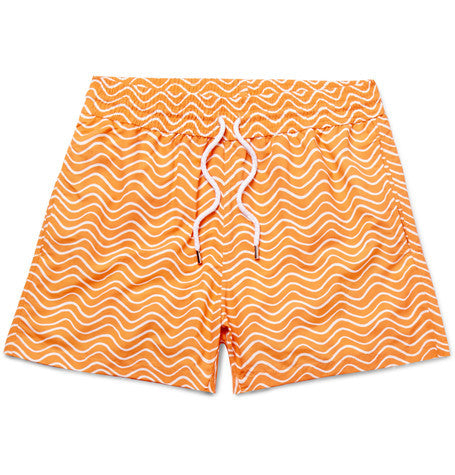 ondas slim fit printed swim shorts