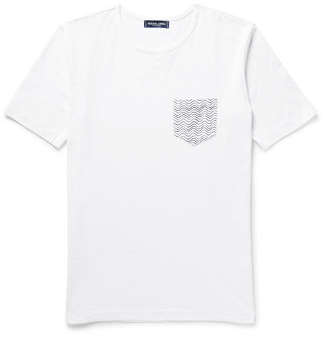 ondas printed cotton jersey t shirt