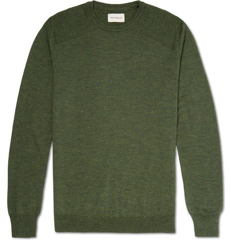 blade slim fit virgin wool sweater