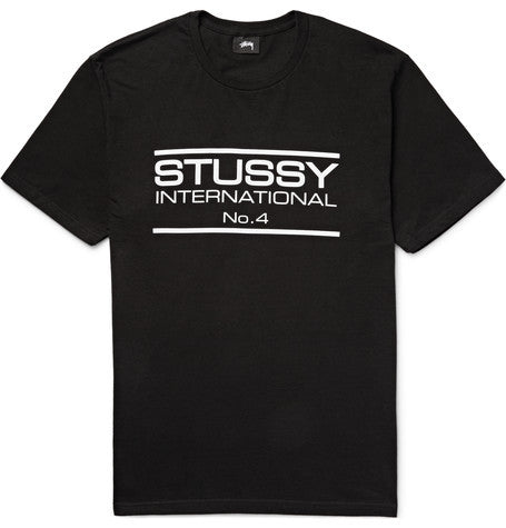 no 4 printed cotton jersey t shirt