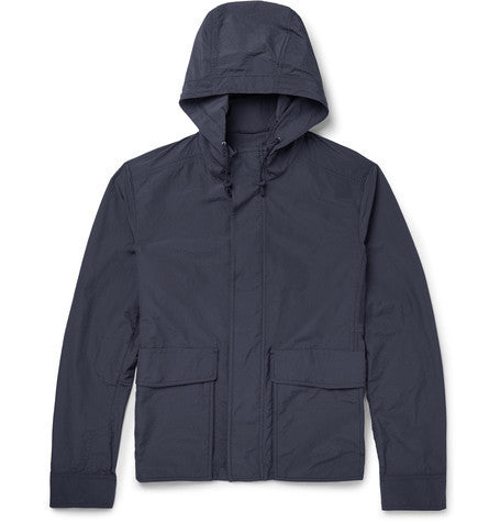 seersucker tech shell hooded jacket
