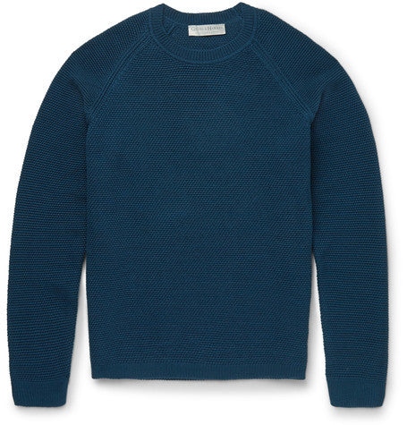 mercerised cotton sweater