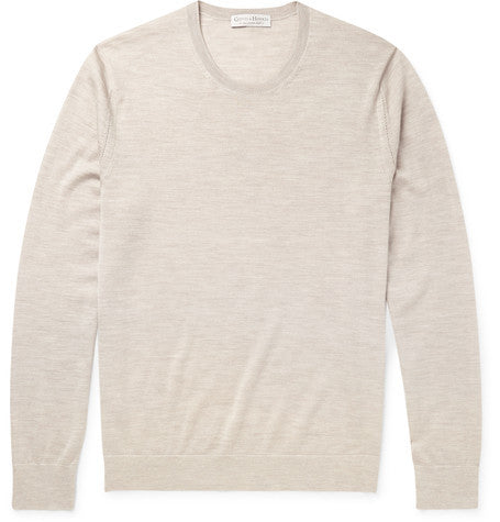 cashmere  wool and silk blend sweater