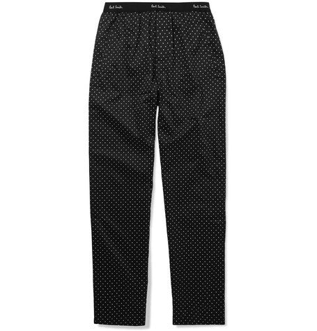 polka dot cotton pyjama trousers